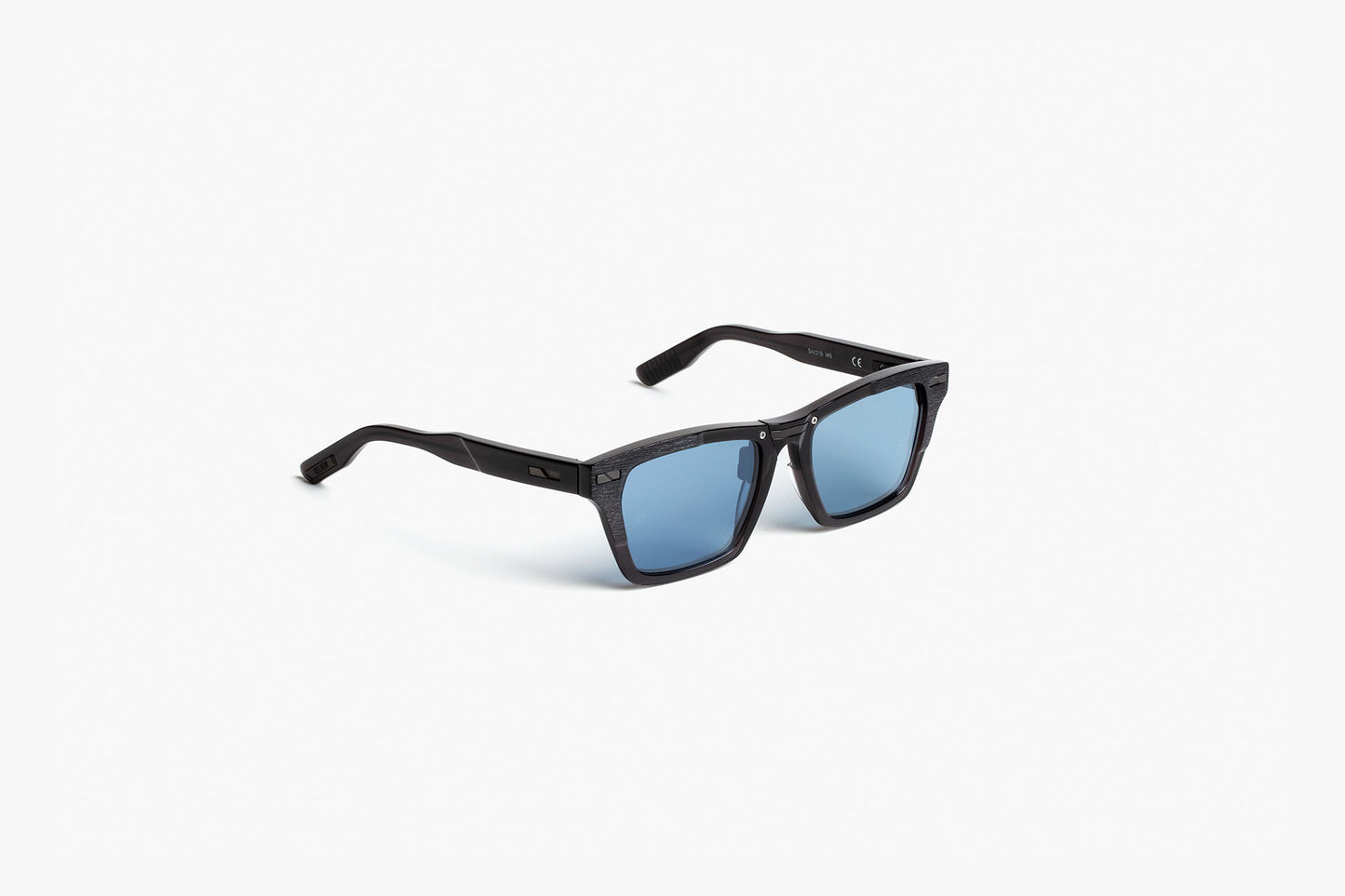 AS 02 Black With Blue Lenses