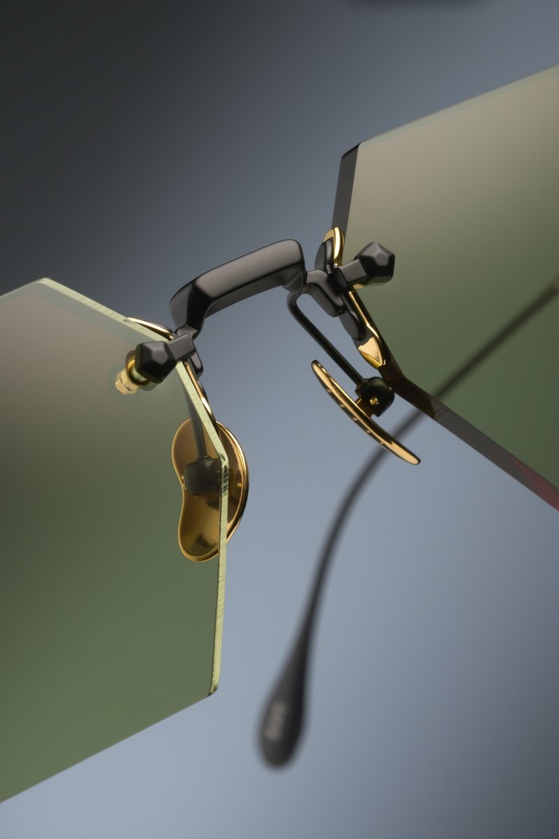 Fundamental - Black Gold - Green - sunglasess