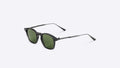 AM02 F Black With Flash Green Lenses