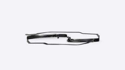 AM02 F Black With Flash Green Lenses