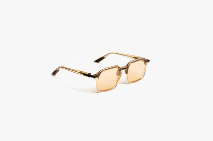 AC02 Whiskey With Flash Rose Gold Lenses