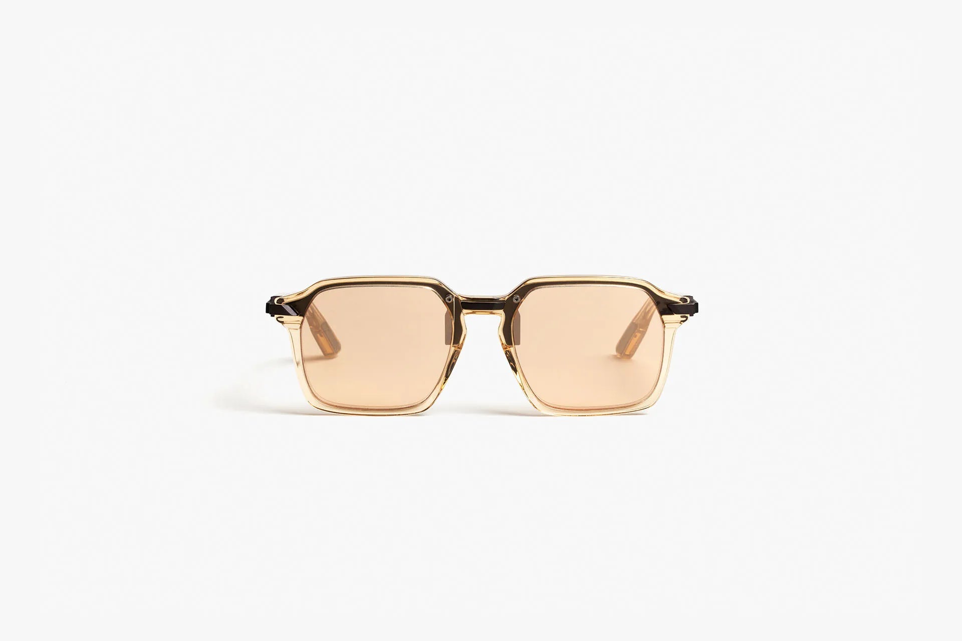 AC02 Whiskey With Flash Rose Gold Lenses