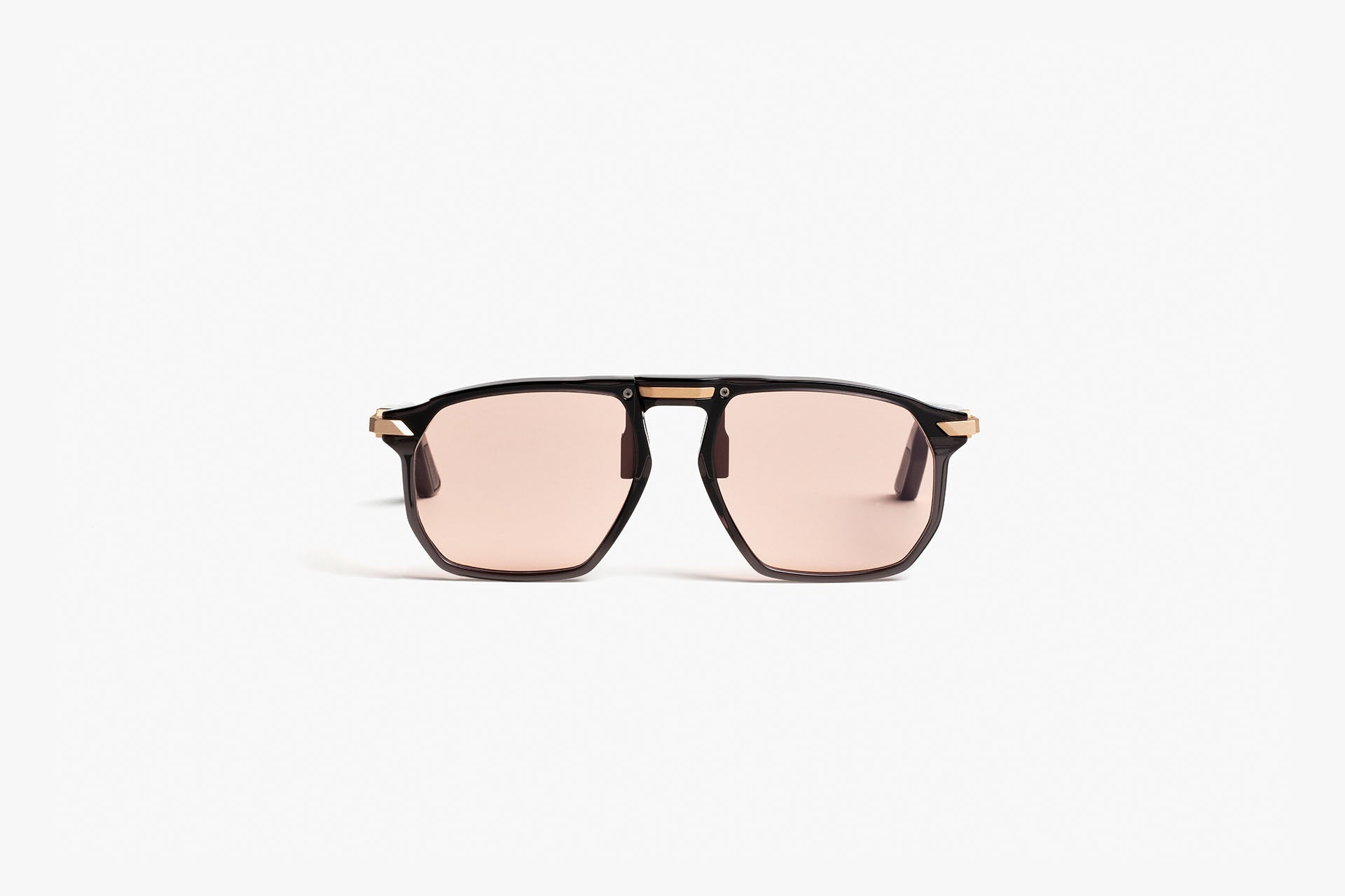 AC03 Black Rose Gold with Light Pink Lenses