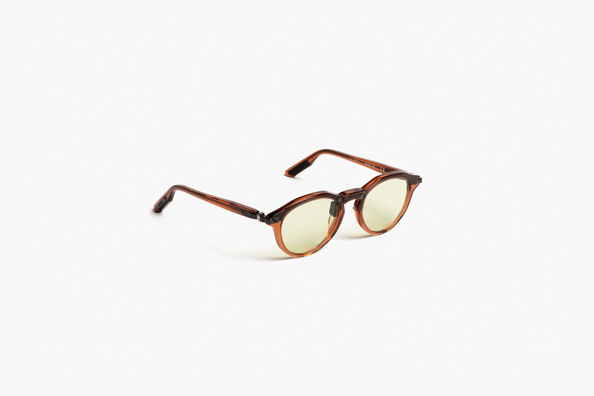 AC05 Light Brown with Light Green Lenses