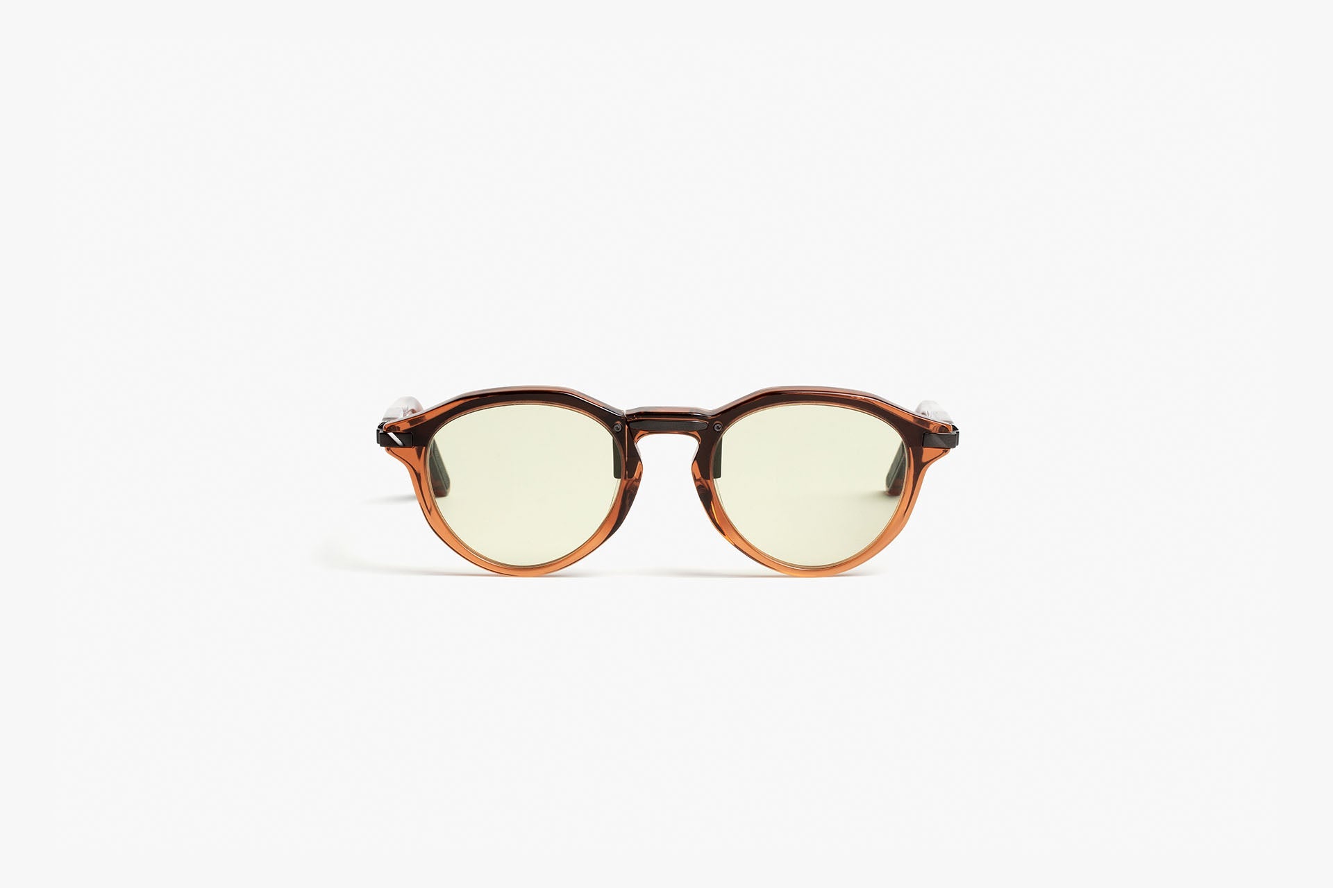 AC05 Light Brown with Light Green Lenses