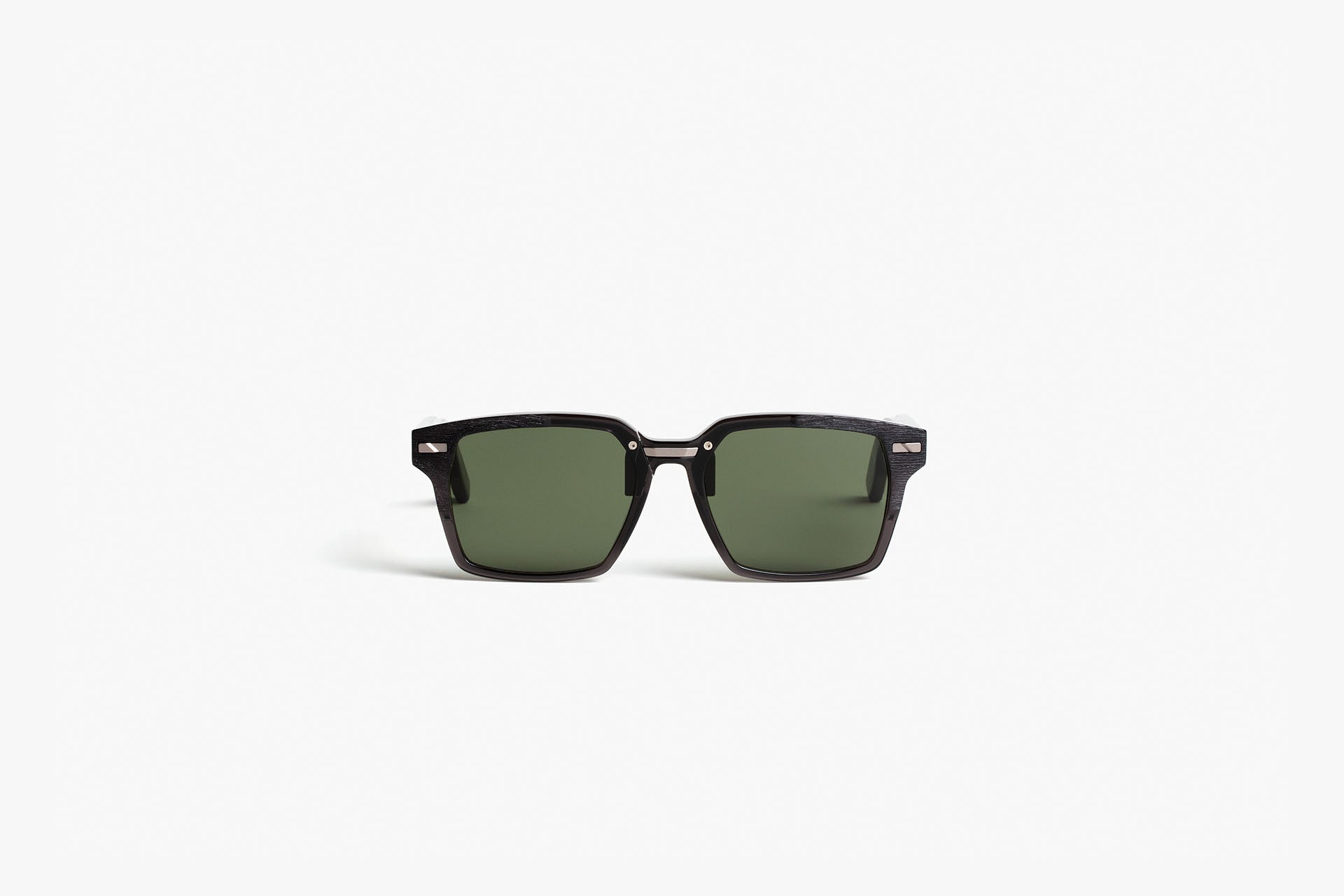AS 01 Black with Green Lenses