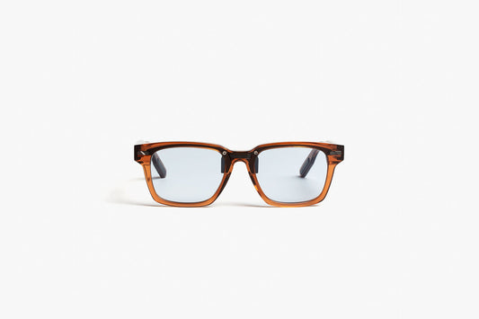 Momentum 05-C2 Crystal Light Brown w/ Blue Lenses