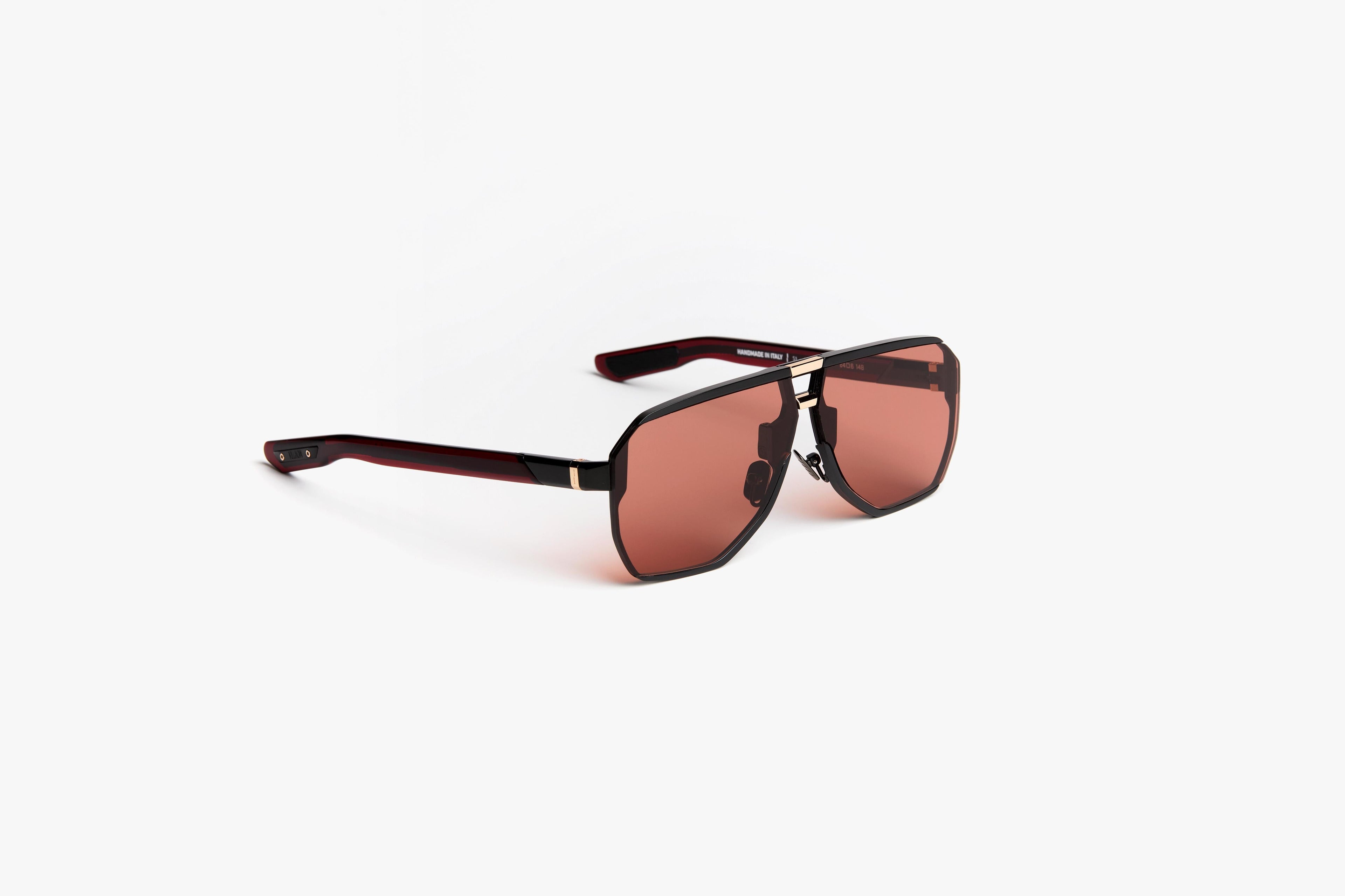Phaenomenon 01-C2 Burgundy with Violet Lenses