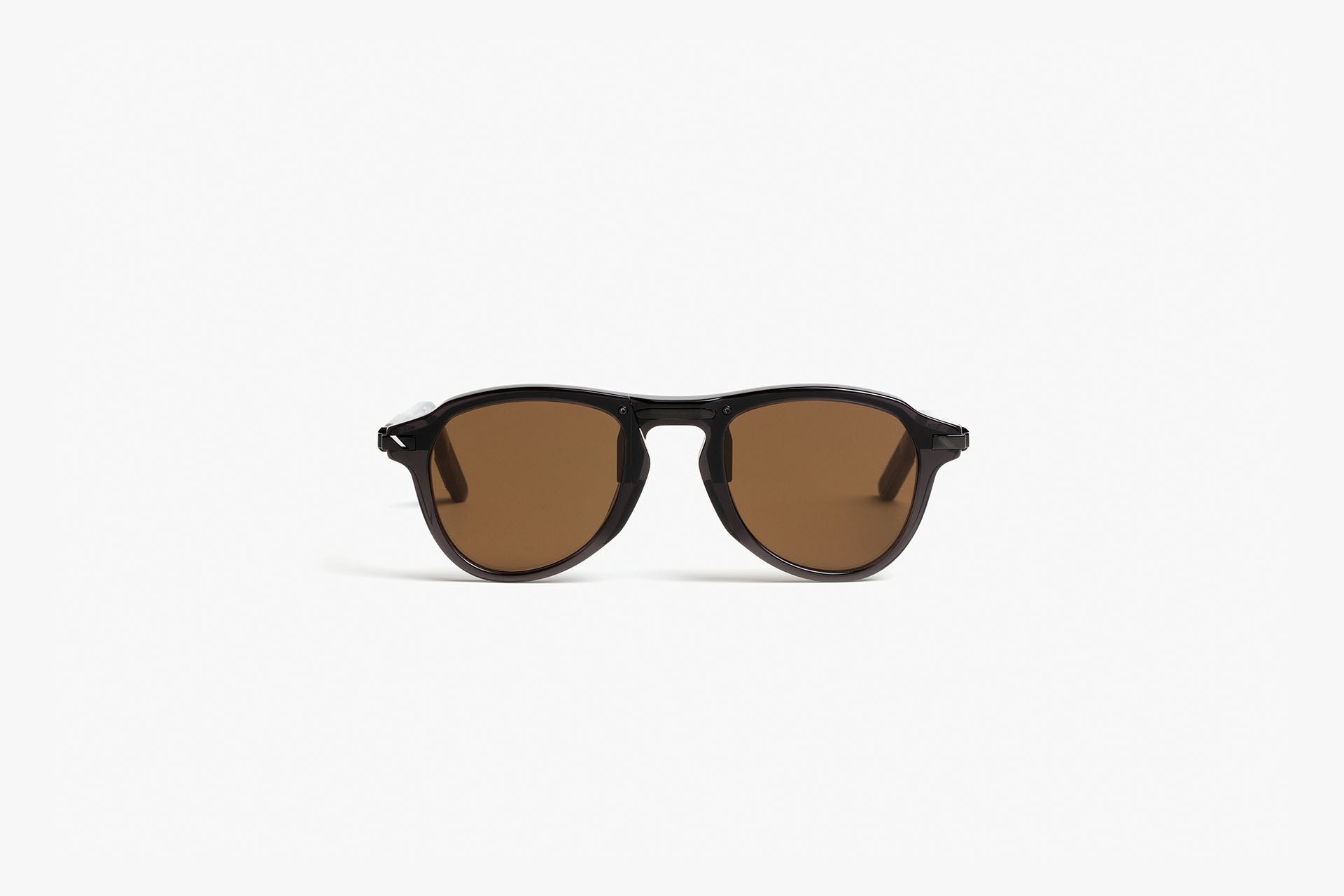 Status 06-C1 Crystal Black with Brown Lenses