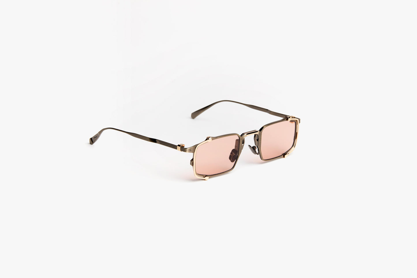 Tectum 02-C2 Antique Gun/RoseGold with Pink Lenses