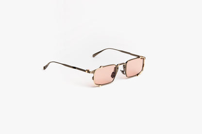 Tectum 02-C2 Antique Gun/RoseGold with Pink Lenses