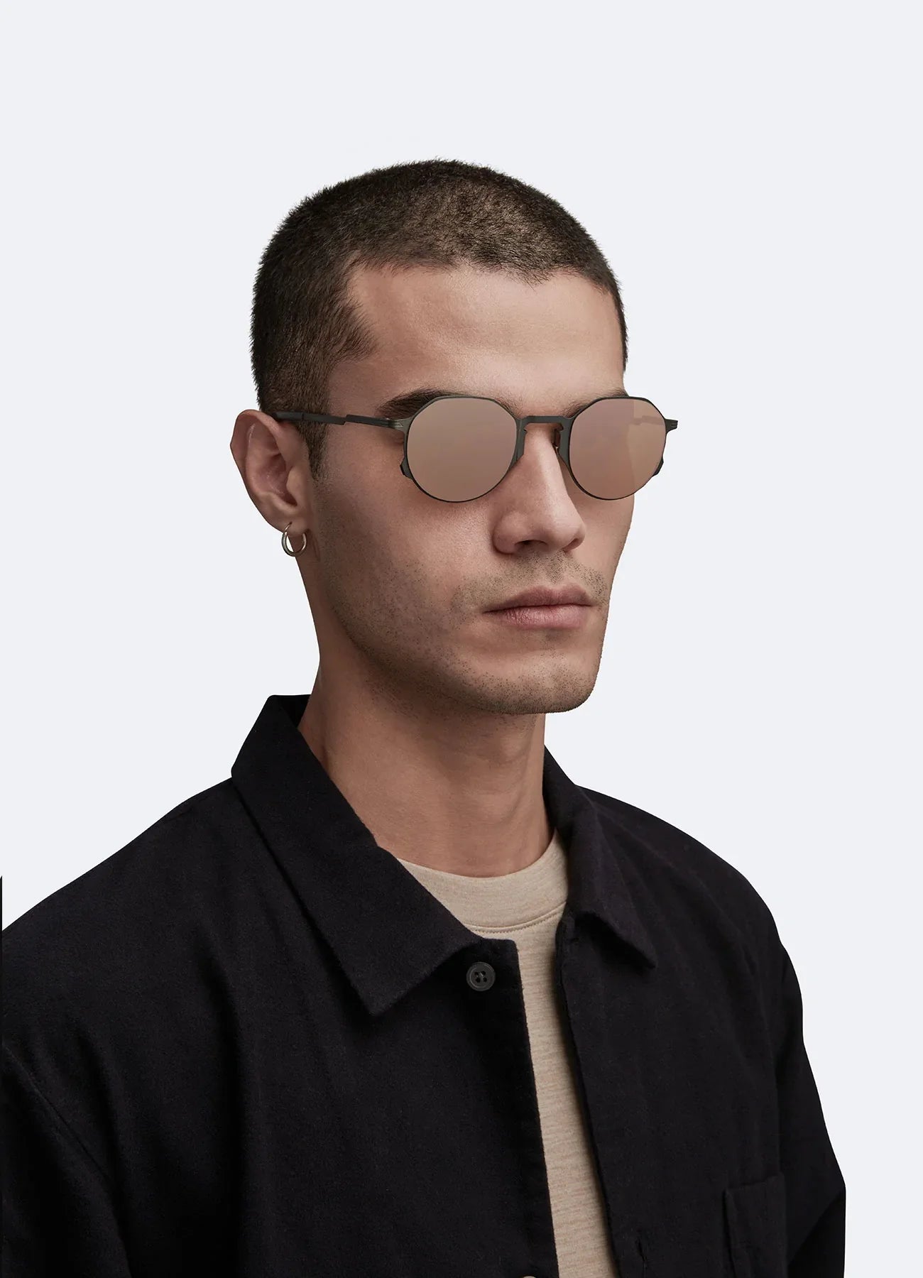 Achille Gun Mirrored Rose Gold